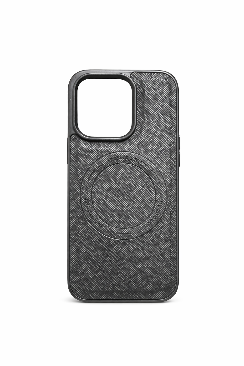 Funda Textura Saffiano MagSafe para iPhone 15 Pro