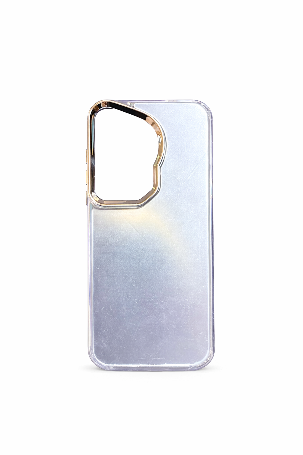 Funda Crystal Clear con Borde Metalizado para Pura 70 Ultra