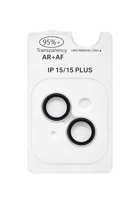 Protector de Lente AR+AF Premium para iPhone 15 / 15 Plus