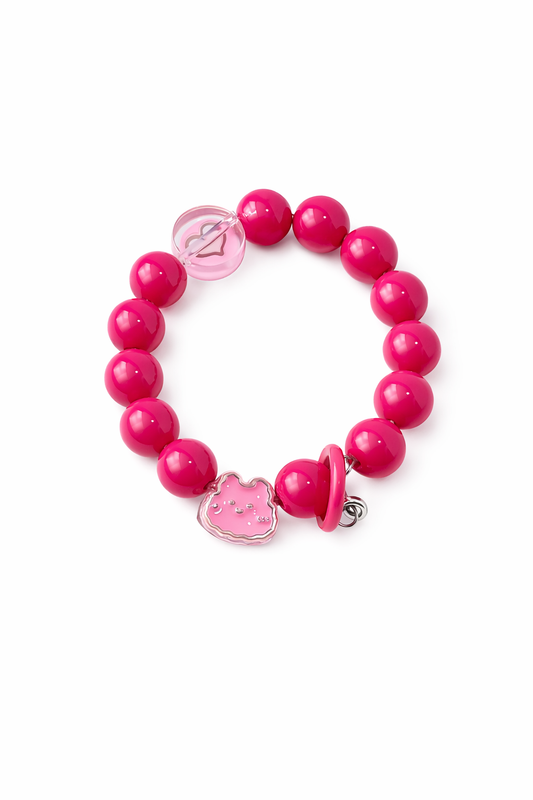 Correa Decorativa de Cuentas con Charms para Celular