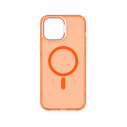 Funda Traslucida MagSafe con Soporte de Camara para iPhone 14 Pro Max