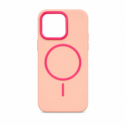 Funda de Silicon MagSafe con Bisel Activo para iPhone 15 Pro Max