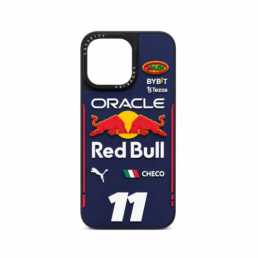 Funda de F1 Red Bull Checo Perez para iPhone 16 Pro Max
