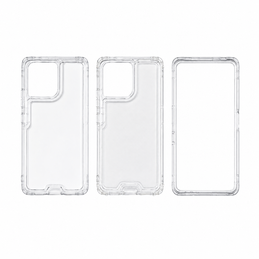 Funda de 3 Partes Cristalina Uso Rudo para Honor X8C