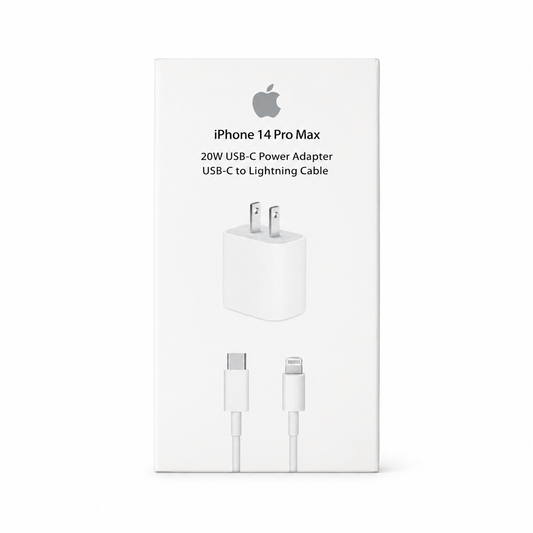 Combo Cargador Pared 20W y Cable Lightning