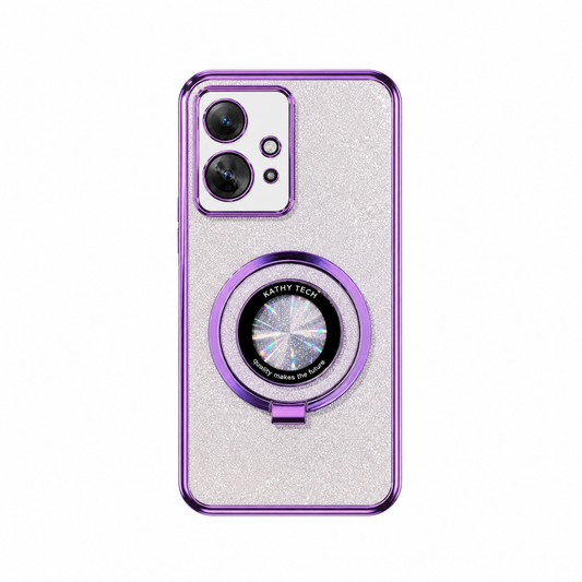 Funda Glitter con Anillo para Oppo A79