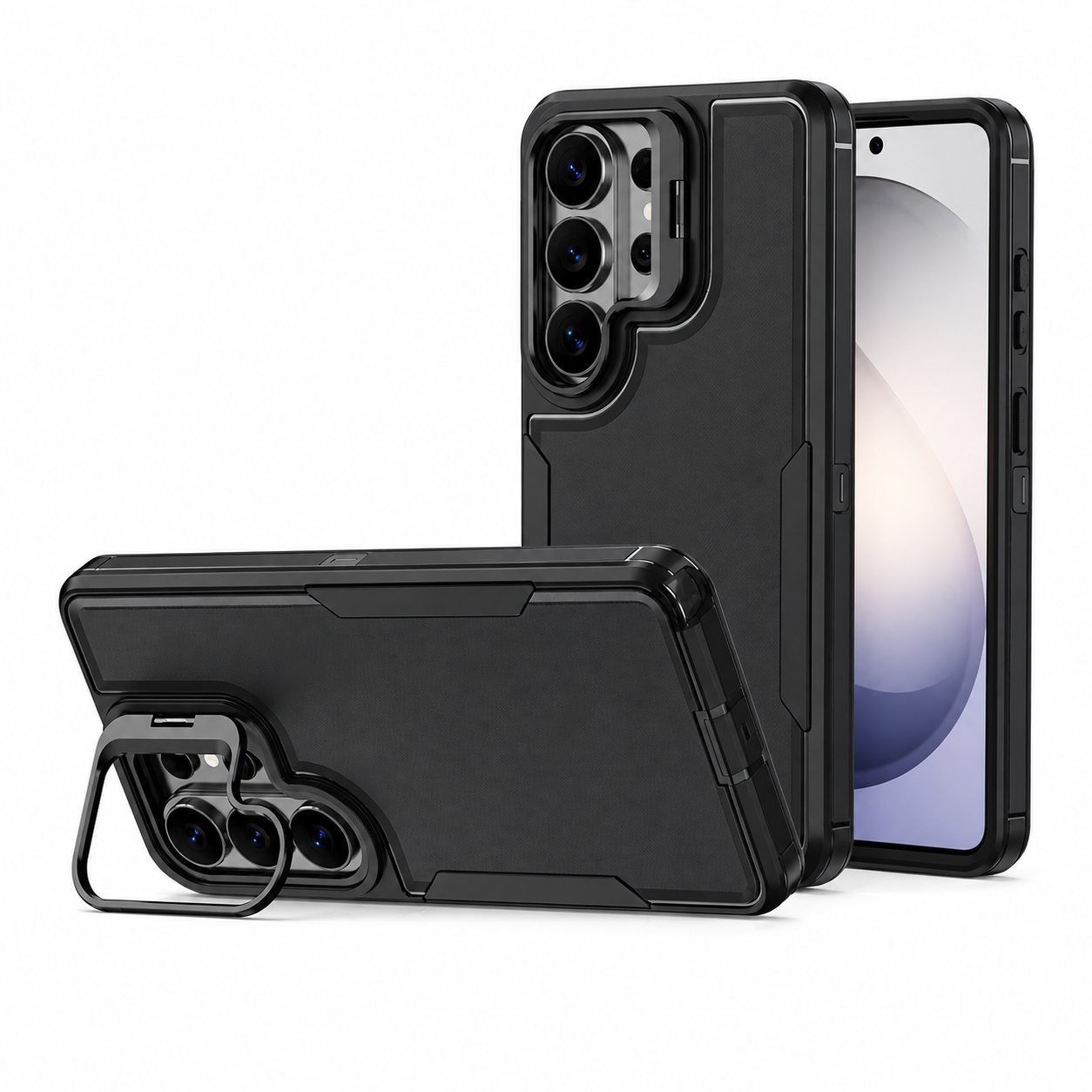Funda de Uso Rudo con Soporte para Samsung S24 FE - S25 FE