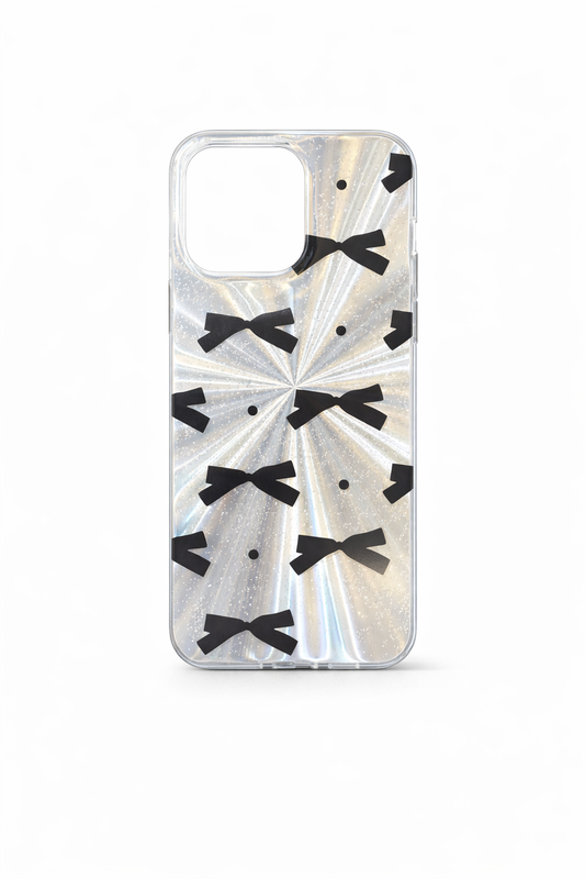 Funda Coquette Bows Holographic para iPhone 14 Pro Max