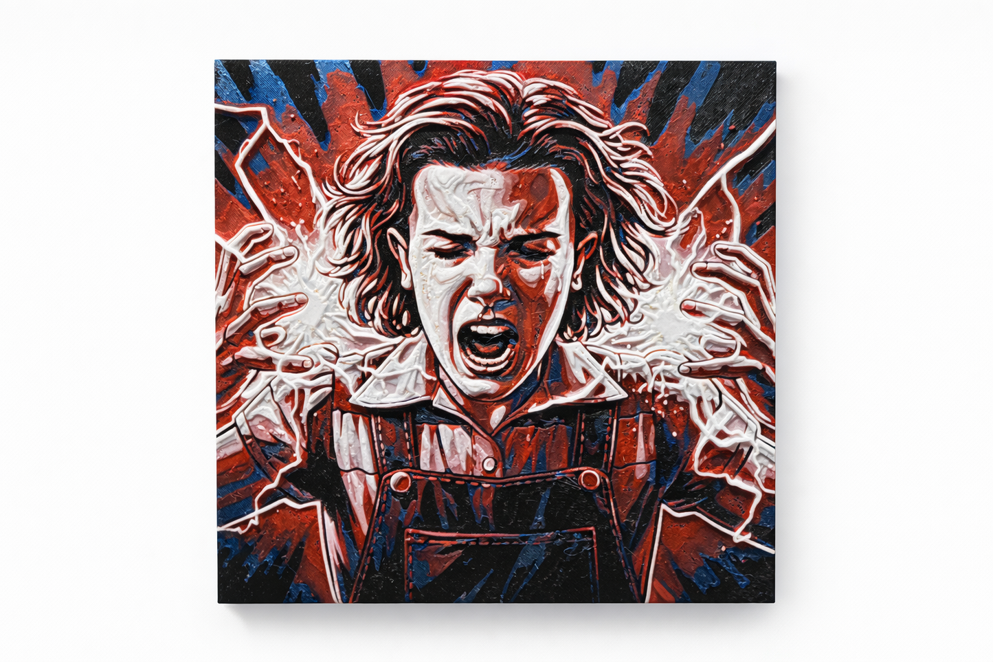 Mini Cuadro 3D Eleven (Stranger Things) - Arte de Escritorio