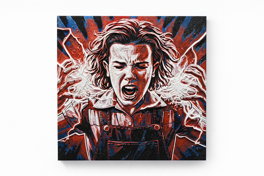 Mini Cuadro 3D Eleven (Stranger Things) - Arte de Escritorio