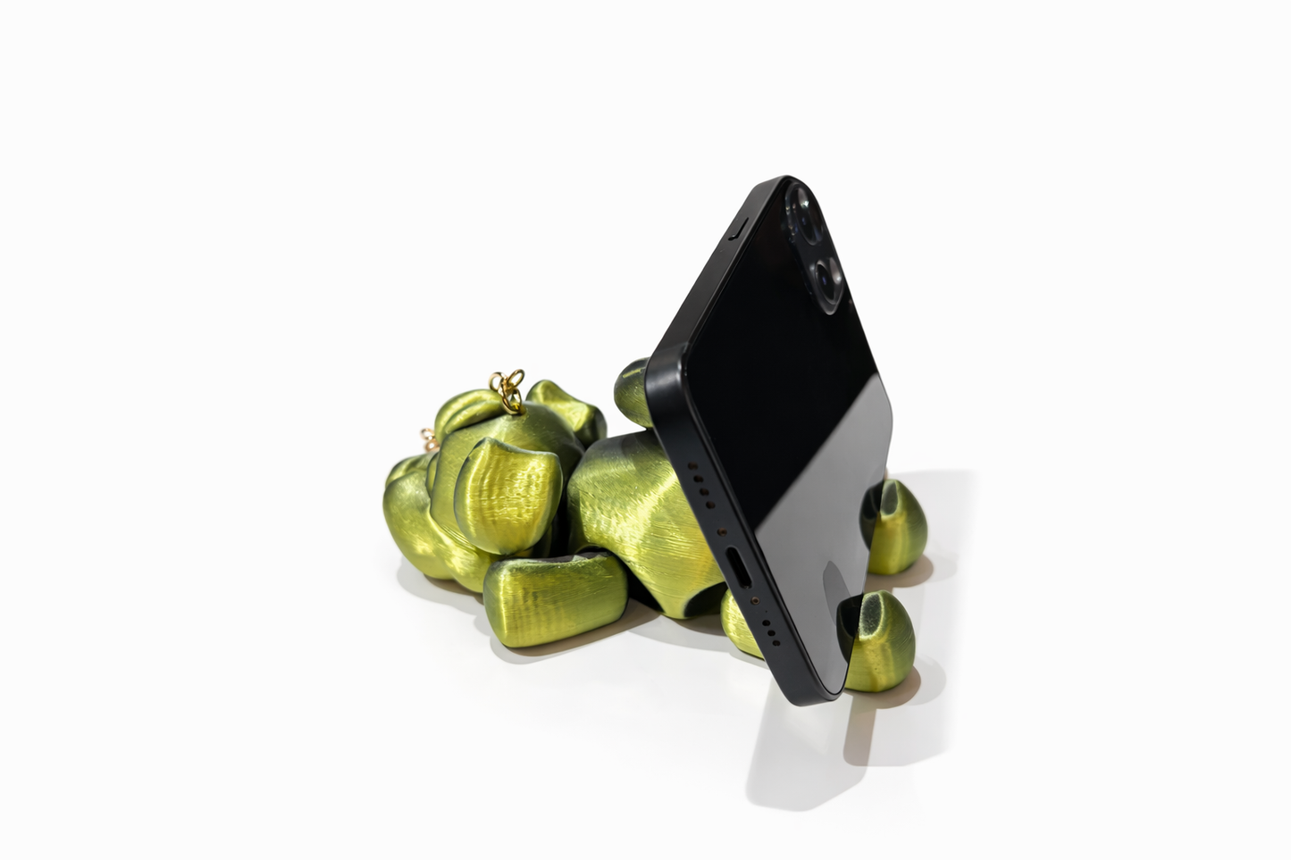 Soporte Articulado para Celular "Bear 3D" - Edición Silk Green