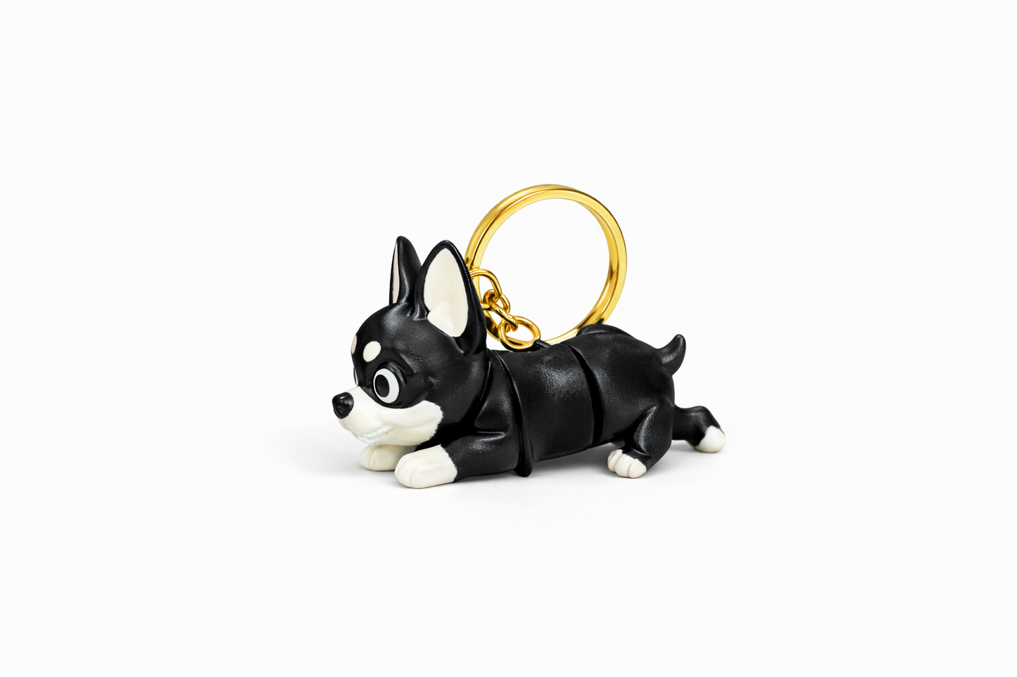 Llavero Articulado "Boston Terrier" - Edición Mascotas 3D Premium
