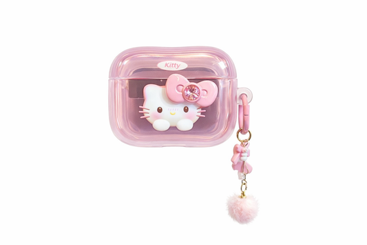 Funda Premium Hello Kitty "Pink Diamond" para AirPods Pro - Edición Coquette