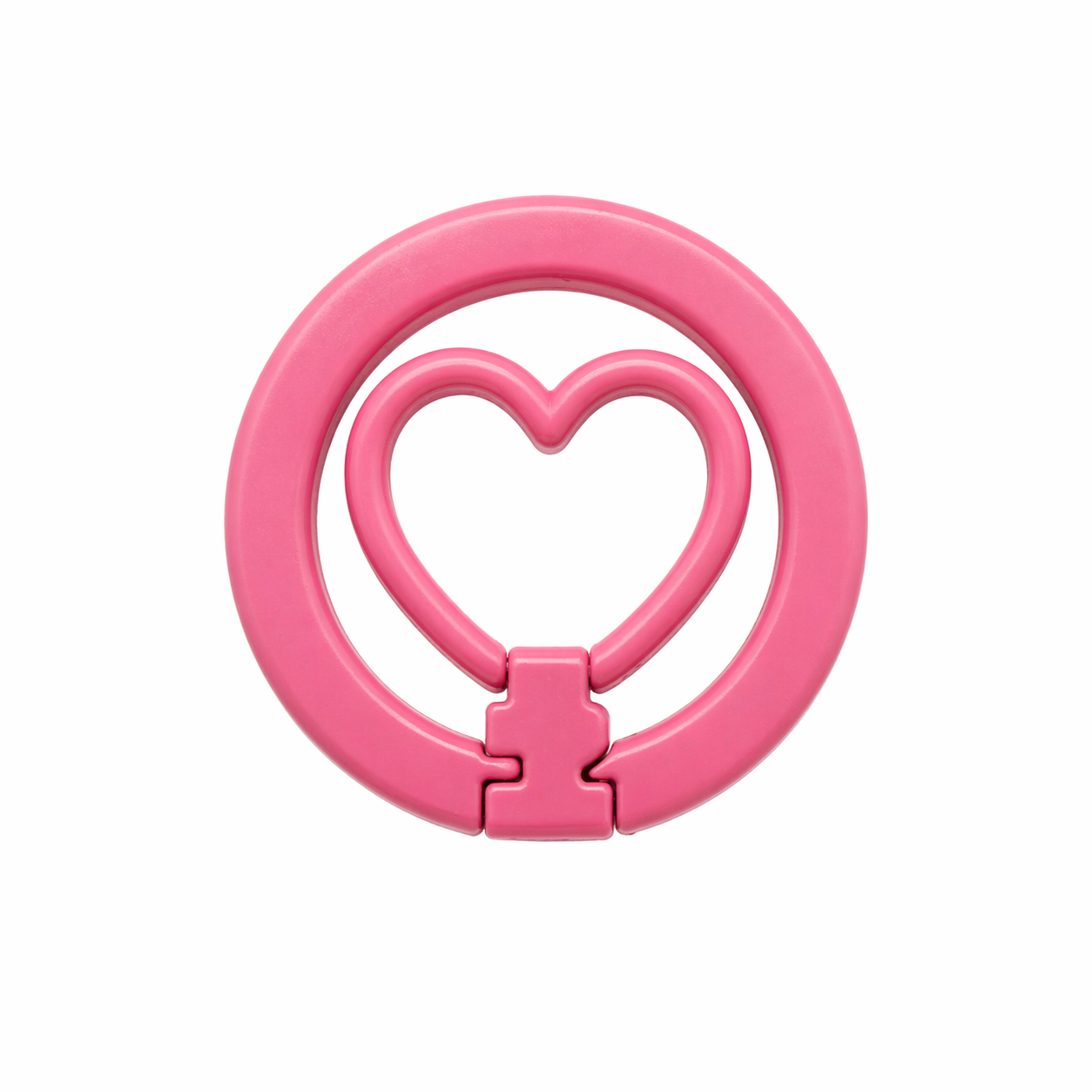 Anillo Magnético Adhesivo de Corazón para Celular