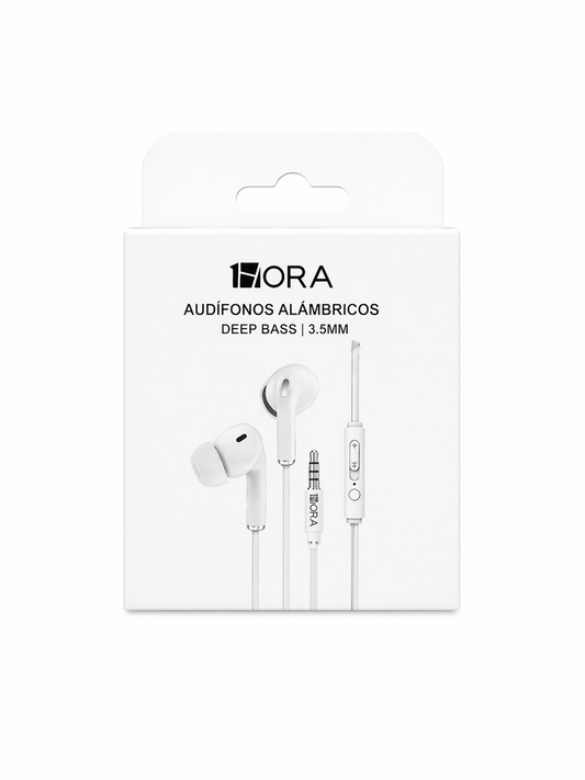 Audífonos Alámbricos Deep Bass 3.5mm para Celular