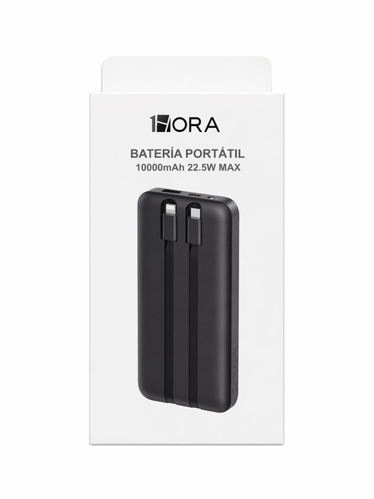 Power Bank 10,000mAh Carga Rápida 22.5W para Celular