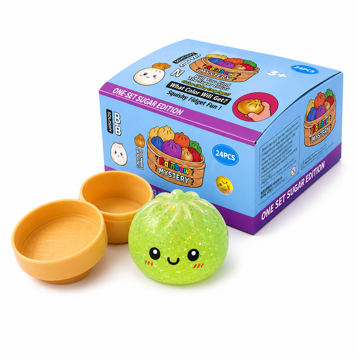 Squishy Bun Rainbow Mystery Sugar Edition 5 cm