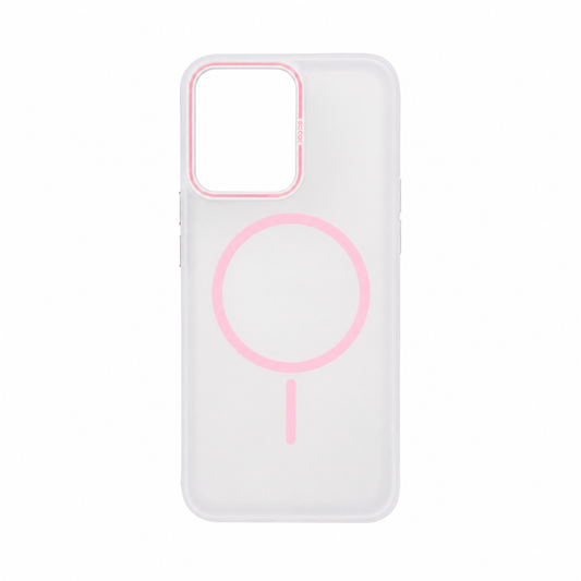 Funda Frosted Anillo Magnético Acento para Oppo Reno 13F