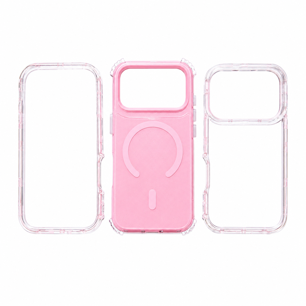 Funda Armadura MagSafe 3 Capas Tapa Cámara iPhone 17 Pro