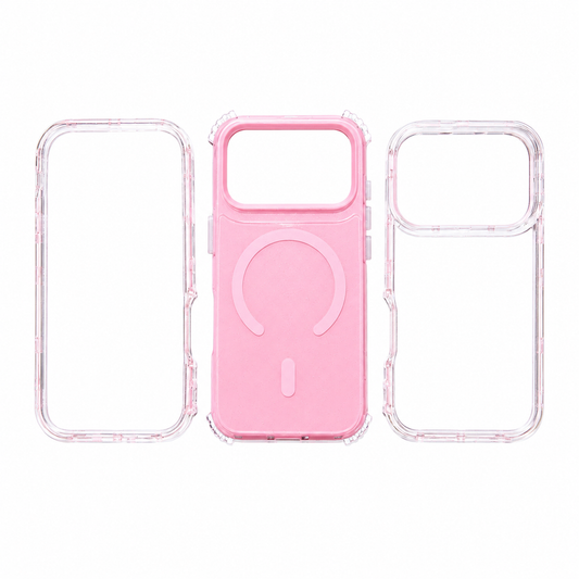 Funda Armadura MagSafe 3 Capas Tapa Cámara iPhone 17 Pro