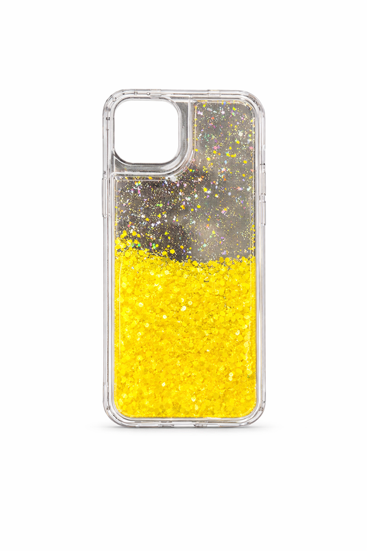 Funda Liquid Neon Glitter para iPhone 14 Plus / 15 Plus