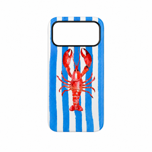 Funda Ilustración Langosta Rayas para iPhone 17 Pro Max