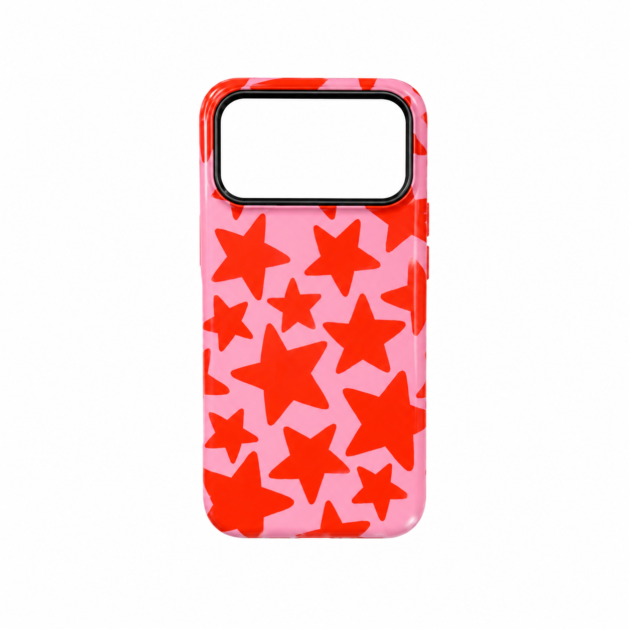 Funda Rigida con Estampado de Estrellas para iPhone 17 Pro Max