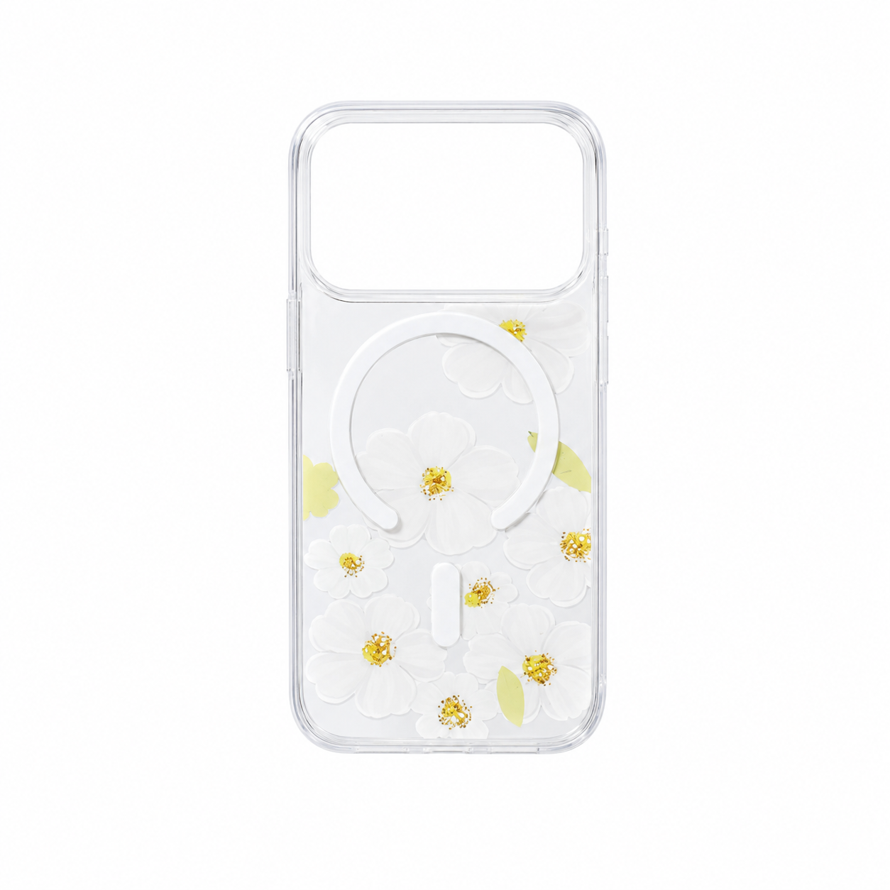 Funda Transparente Floral con MagSafe para iPhone 17 Pro