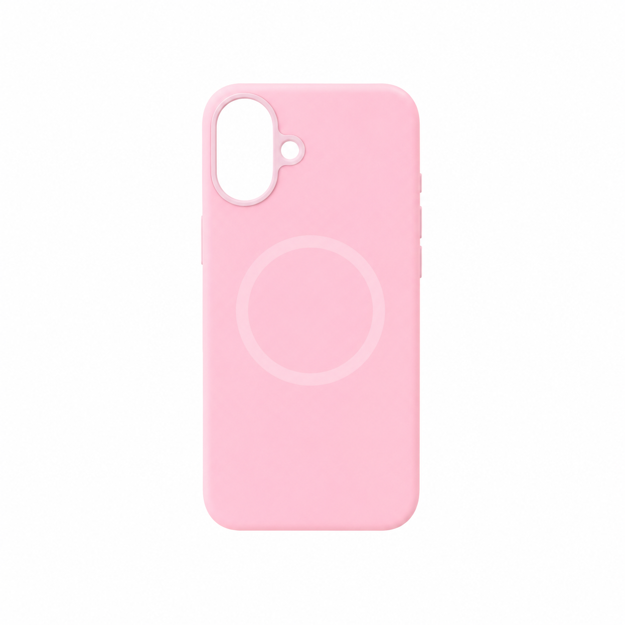 Funda Magnética de Silicón Soft-Touch para iPhone 16 Plus