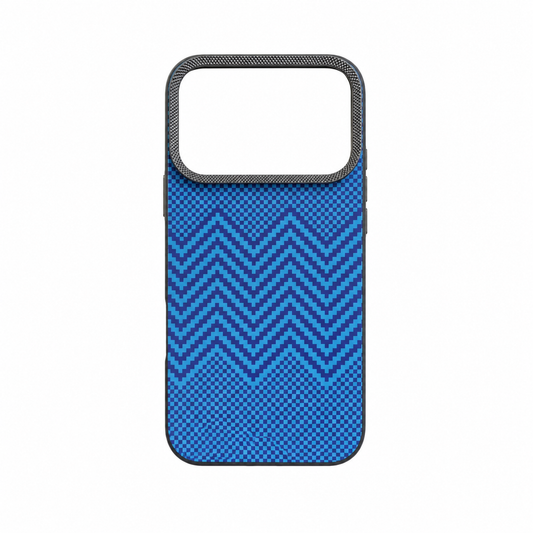 Funda Tejido Chevron Zigzag para iPhone 17 Pro