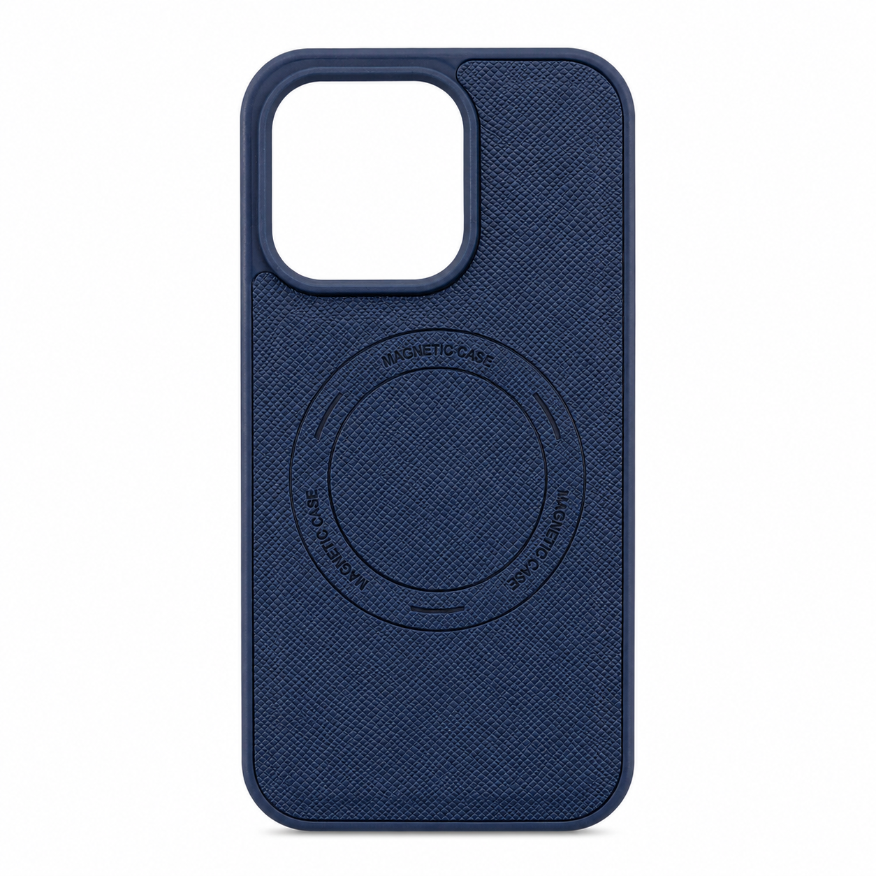 Funda Saffiano MagSafe Textura Piel para iPhone 15 Pro