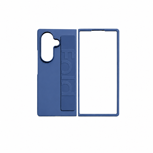 Funda Silicona Mate con Banda de Agarre para Samsung Fold 7
