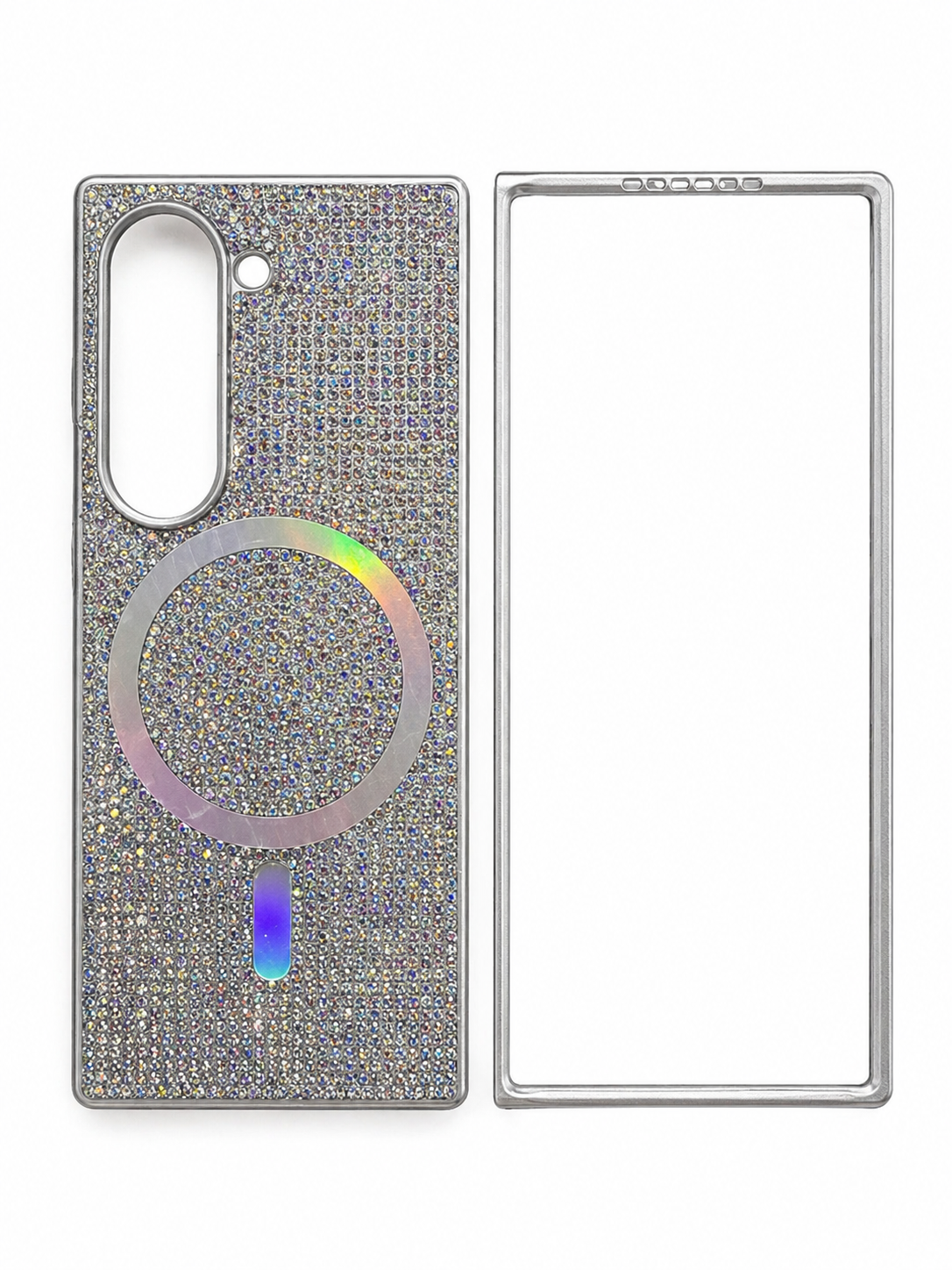 Funda Diamond Brillantes MagSafe con Protector Frontal para Fold 6
