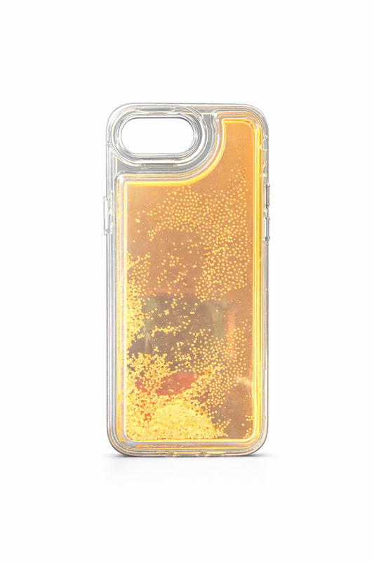 Funda Liquid Glitter "Golden Sands" para iPhone 16e