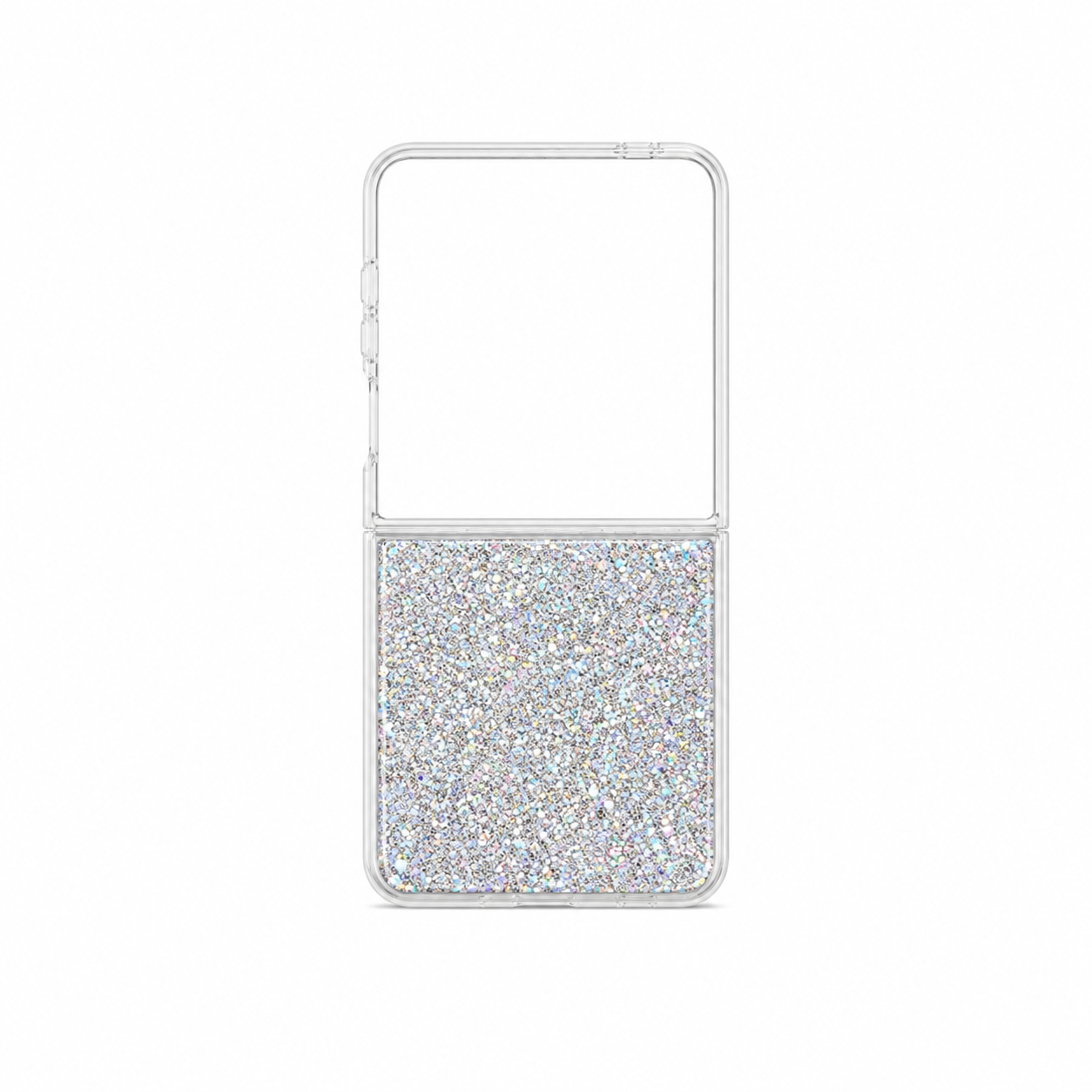 Funda Hibrida Glitter Transparente para Samsung Flip 7