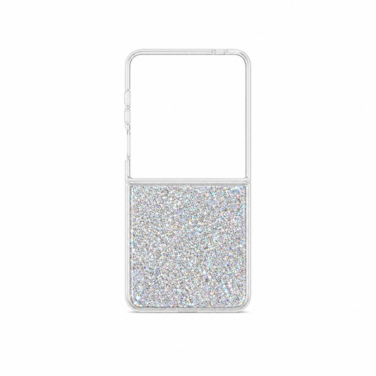 Funda Hibrida Glitter Transparente para Samsung Flip 7