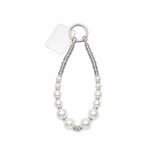Correa Pulsera Universal de Perlas para Celular