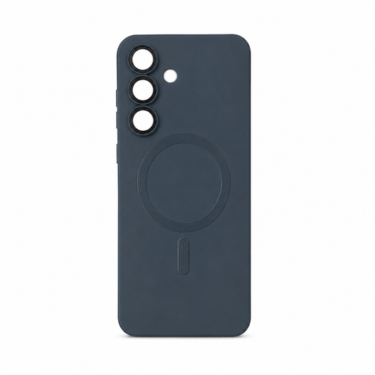 Funda Silicona Líquida Aro Magnético para Samsung S25 FE