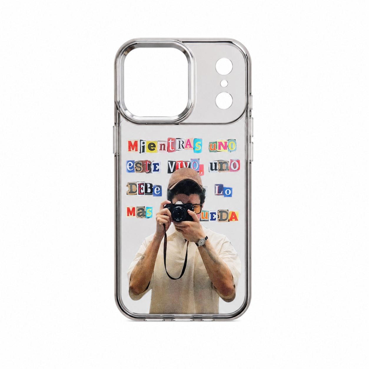 Funda Letras Recorte Fotógrafo para iPhone 17 Pro Max