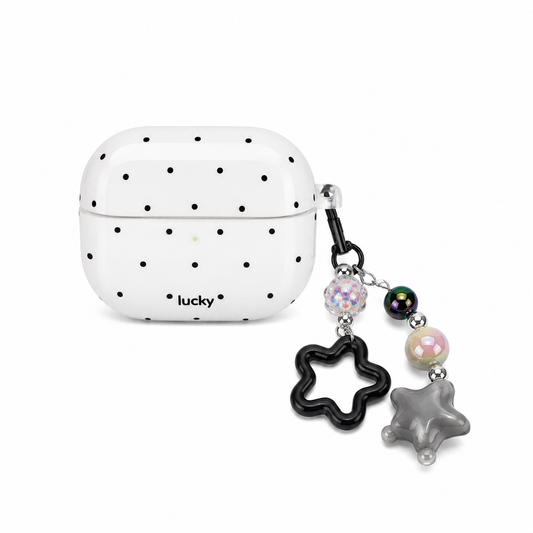 Funda Samsung Buds 3/Pro Lucky Lunares Charm Estrellas