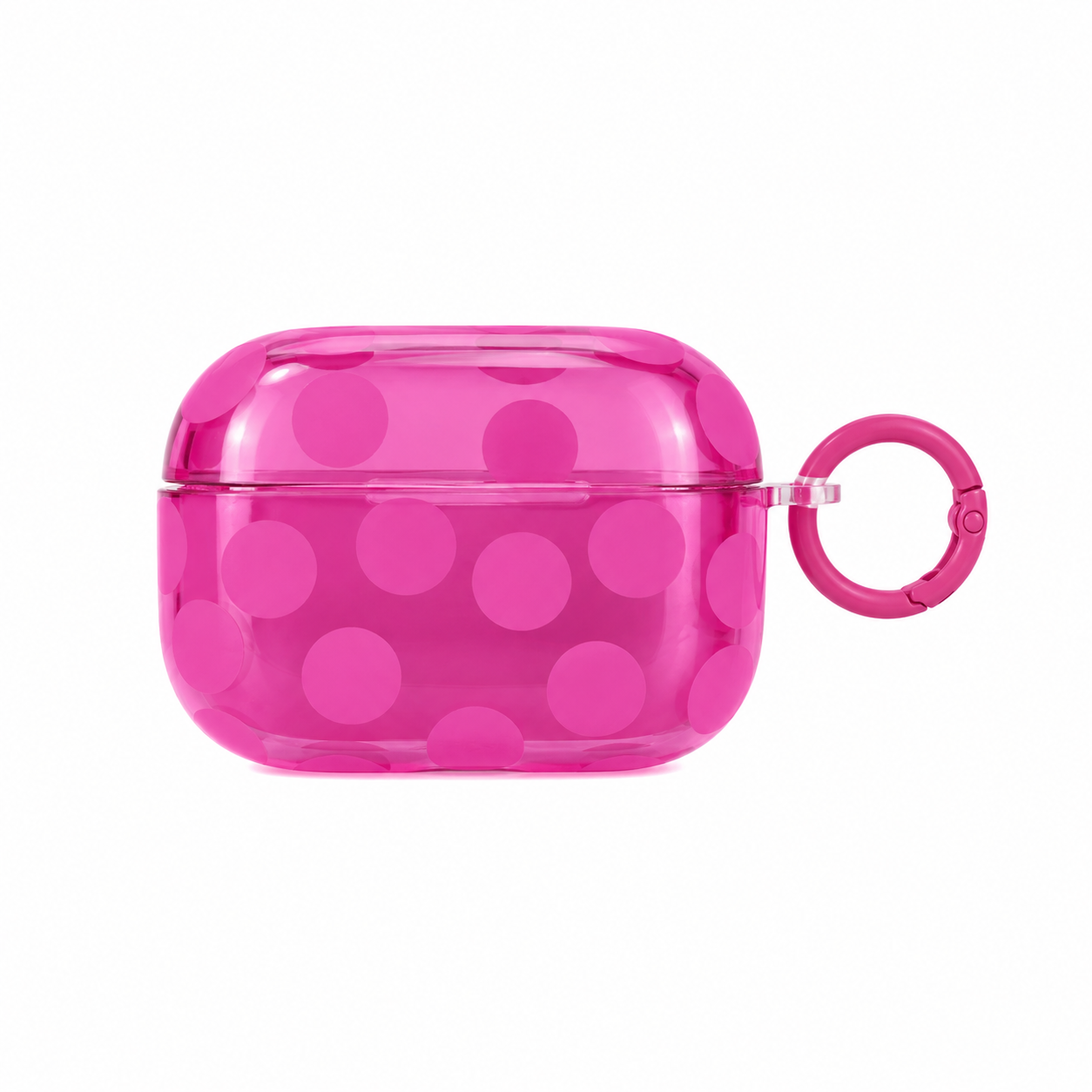 Funda AirPods Pro 3 Jelly Lunares Grandes Argolla