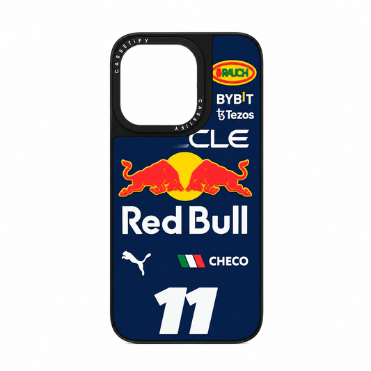Funda Checo Pérez Red Bull F1 para iPhone 14 Pro