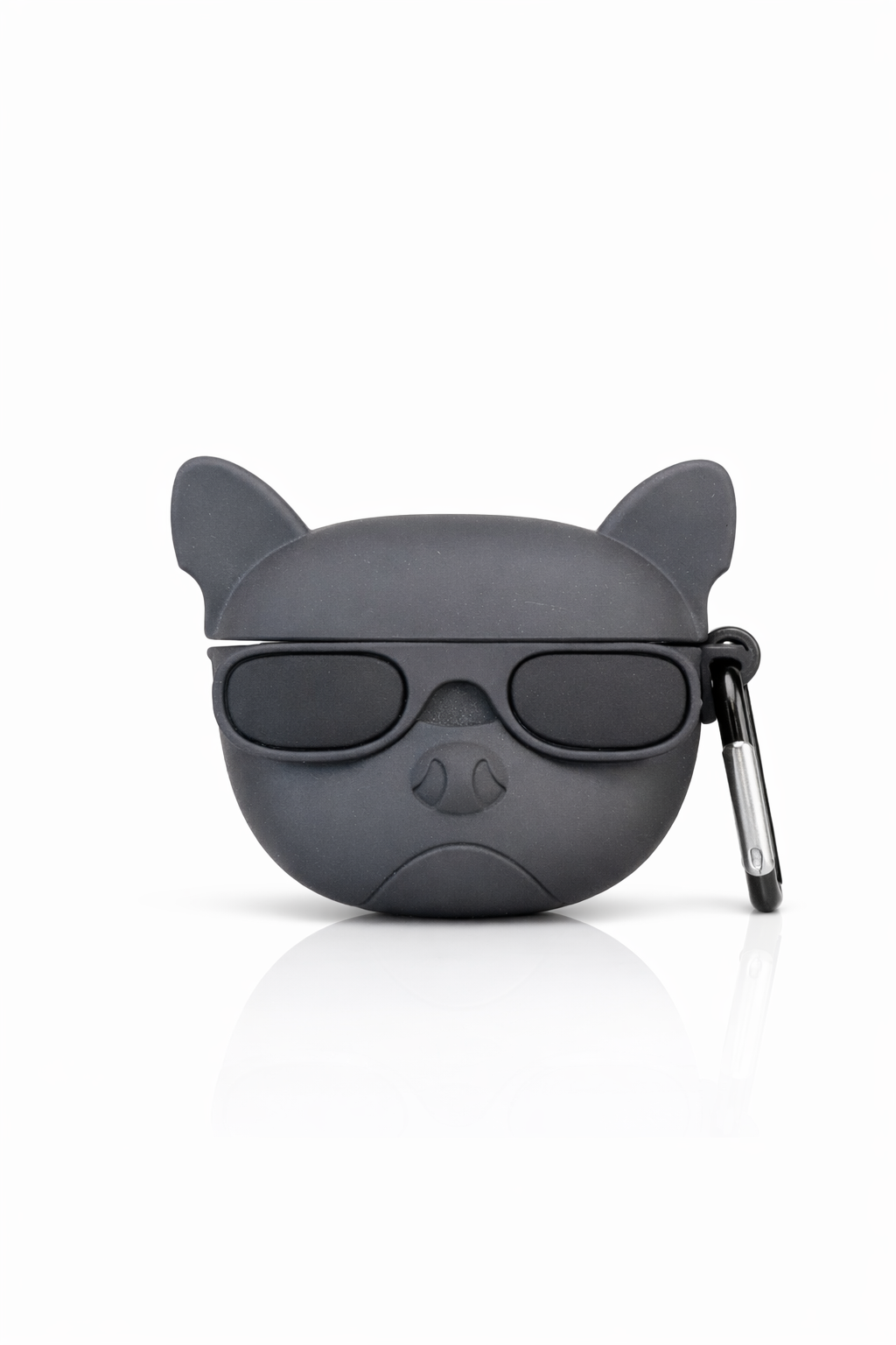 Funda 3D Bulldog con Mosquetón para AirPods Pro 1 y 2