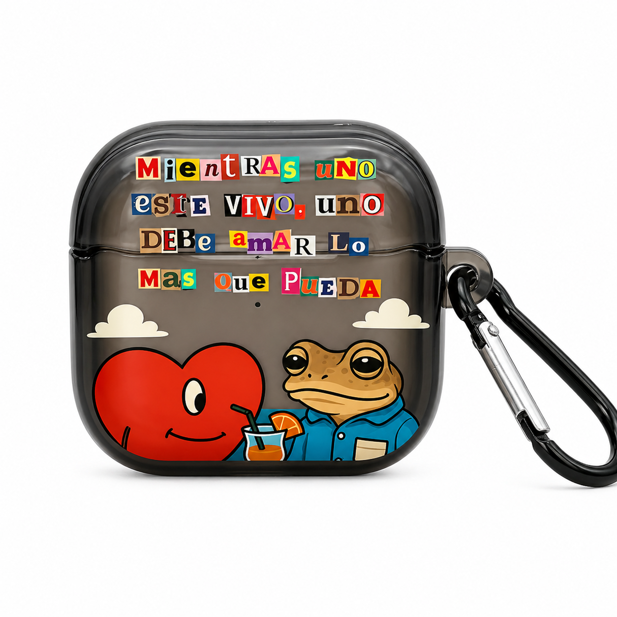 Funda de Corazón y Rana para AirPods 4