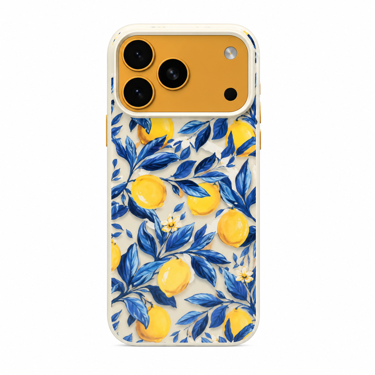 Funda de Limones y Hojas para iPhone 17 Pro Max