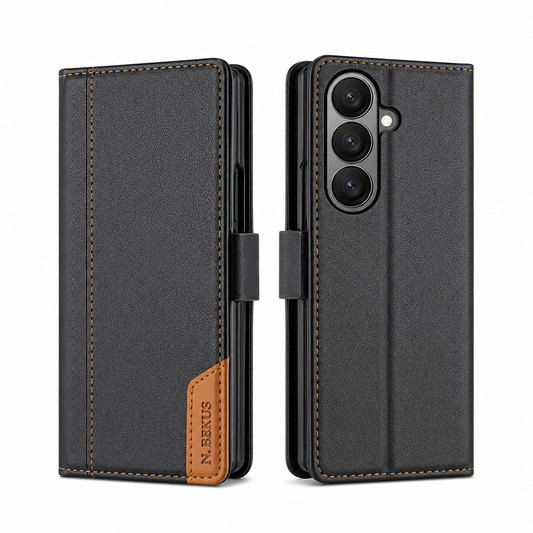 Funda Billetera Ejecutiva de Piel para Samsung Fold 7
