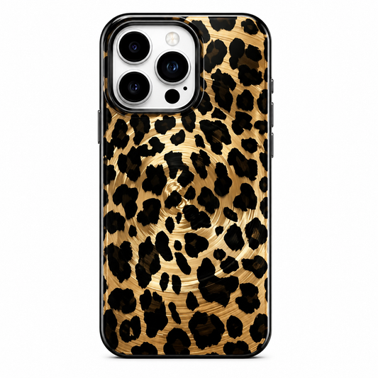 Funda Leopard Fashion con MagSafe para iPhone 15 Pro Max