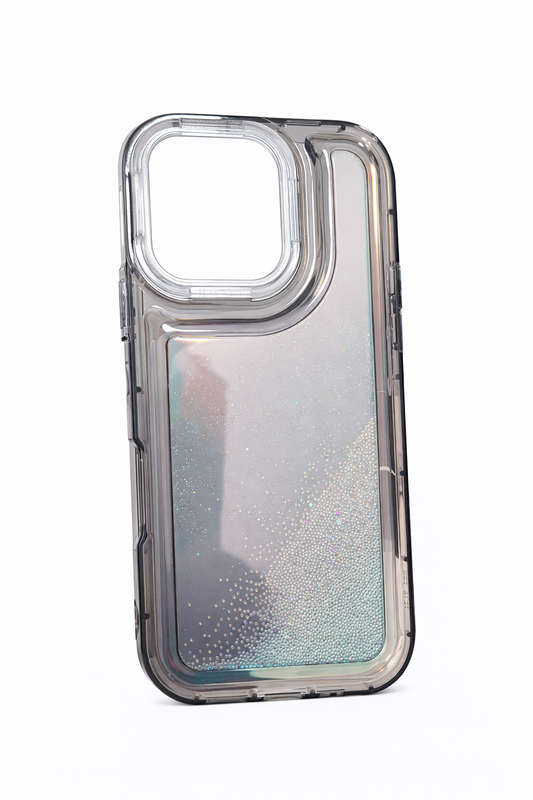 Funda Transparente con Glitter Reforzada iPhone 16 Pro