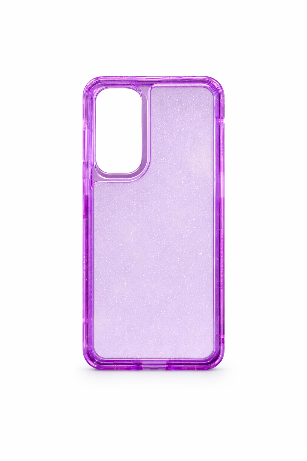 Funda Glitter Purple Transparente para Samsung S24 / S25