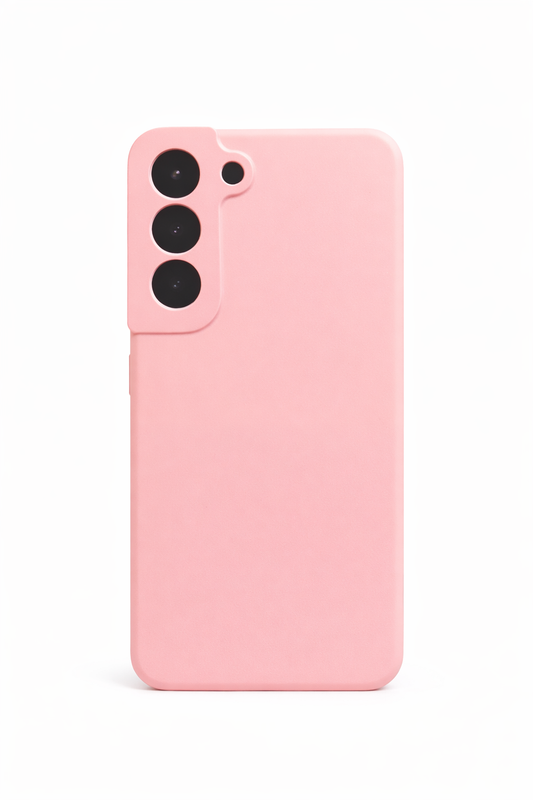 Funda Silicona Soft Touch Antigolpes Rosa Mate para Samsung Galaxy S22